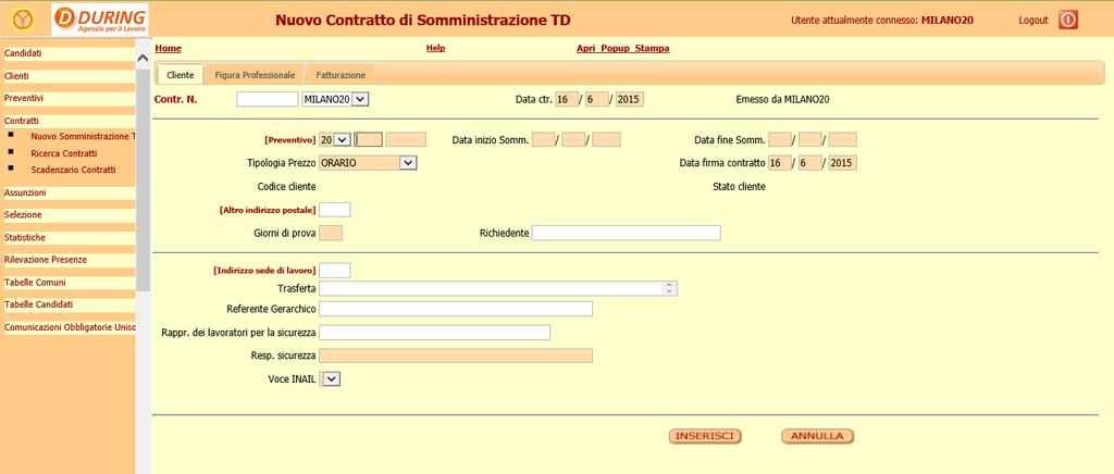 assunzione del lavoratore, seguendo gli step di seguito illustrati.