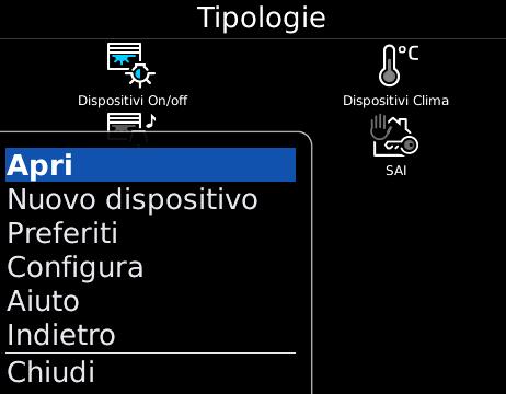 Schemate intermedie 6.4. Schermata di presentazione delle Tipologie di dispositivi Consente di visualizare l elenco dei tipi di dispositivi presenti.