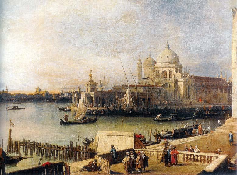 15 Canaletto è il più grande vedutista, famoso in tutta Europa. Il VEDUTISMO Canaletto È il genere con cui si dipingono i paesaggi naturali o urbani.
