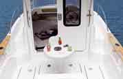 580 Pilothouse 540 Pilothouse 580 Pilothouse Comfort: cuscini nella cabina per un abitacolo confortevole e