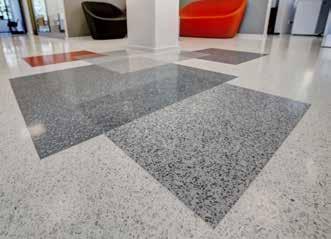 Mondéco Classic (9 mm) Finitura per pavimentazione a terrazzo continua in resina epossidica in cui è integrata graniglia di marmo per