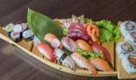 ) 13,00 4 Q06 SASHIMI MIX - SASHIMI MISTO 14,00 4 SUSHI MIX R01 SUSHI PICCOLO - 4 NIGIRI, 4 HOSOMAKI, 2 URAMAKI 10,00 4 R02 SUSHI MEDIO - 8 NIGIRI, 4 HOSOMAKI, 4