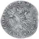 - Diverso dal precedente MB 30 2281 Quattrino - Stemma con chiavi decussate - R/ Busto di San Pietro - CNI 145; Munt.