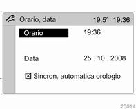 Strumenti e comandi 99 Funzioni Impostazioni del sistema Unità Contrasto Giorno/not.