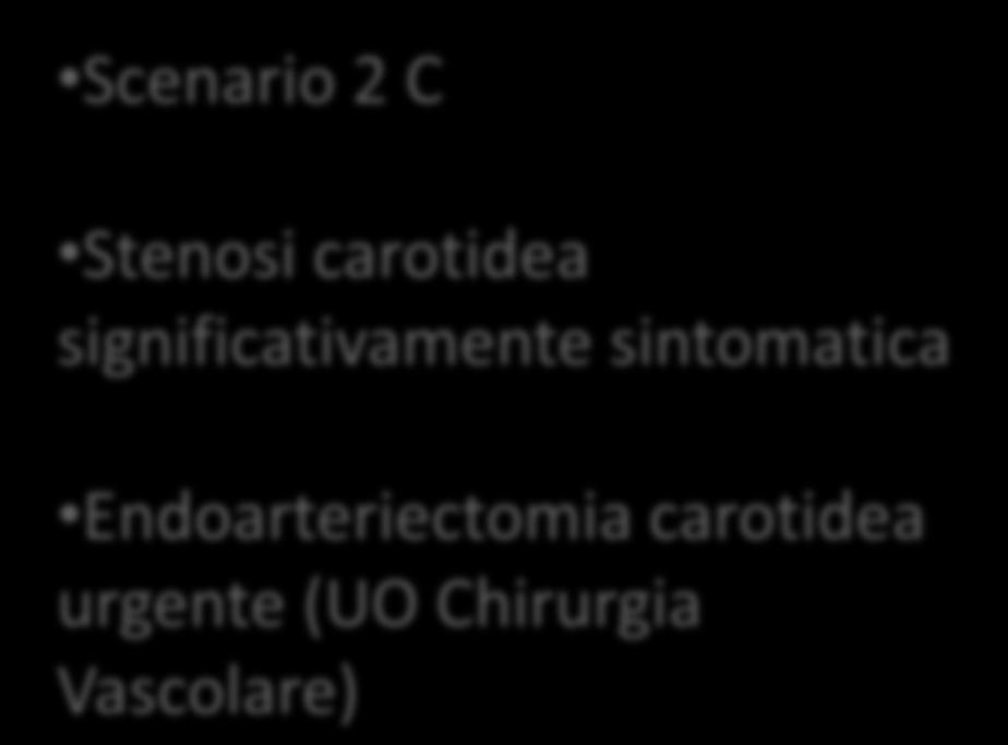 Endoarteriectomia carotidea urgente (UO Chirurgia