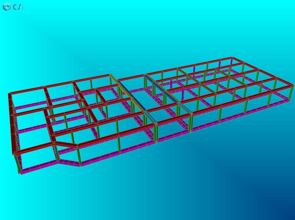 5 Telaio complessivo: I solai, compreso quello di copertura, sono realizzati in latero-cemento con altezza del travetto di 0.25 m e spessore soletta collaborante di 0.