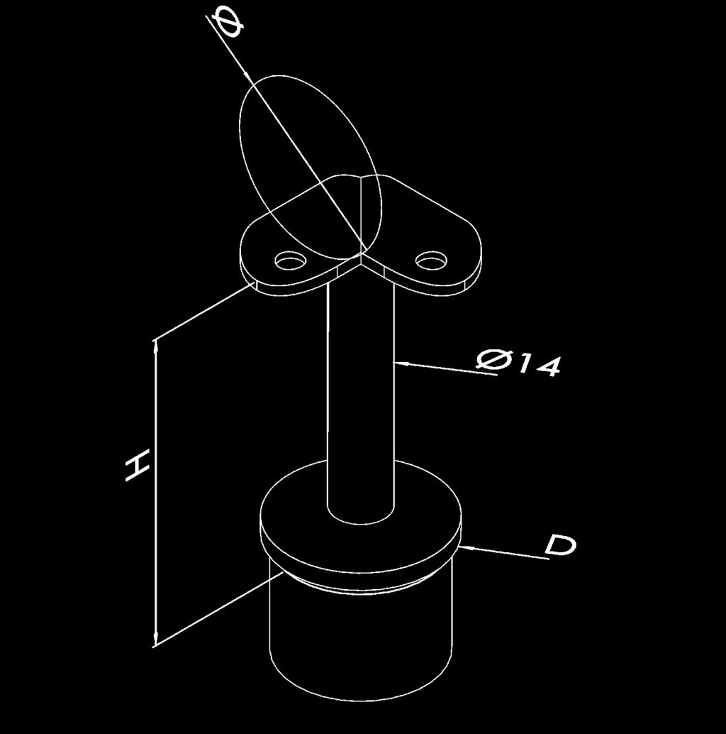 - H=58mm.