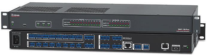 PRODOTTI AUDIO DMP 128 Plus Processore a matrice digitale ProDSP 12x8 ESCLUSIVE Interfaccia audio USB Porte di controllo ACP per i pannelli di controllo audio dedicati Ampie capacità di mixaggio a