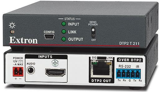Supporta segnali video fino a risoluzioni 4K/60 con campionamento cromatico 4:4:4 ed è conforme HDCP 2.2. I segnali audio stereo analogico possono essere inseriti nel segnale video digitale in uscita.
