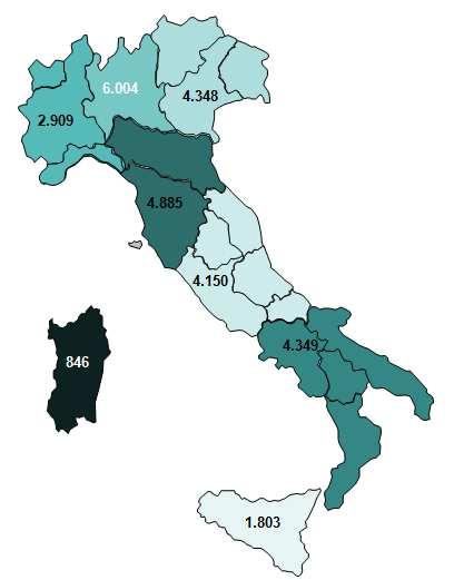 Fabbisogno suddiviso per Aree Territoriali Nel mese di luglio 2017 si evidenzia un fabbisogno in aumento al Centro (Rm-Fi), al Sud e sulle Isole (Ca-Pa) e una flessione in zona Nord (To-Mi-Ve)