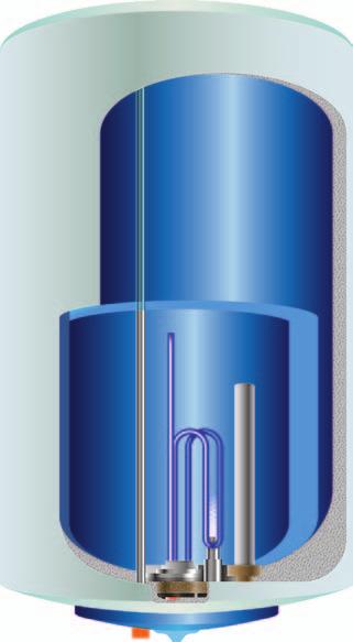 SCALDACQUA ELETTRICI CARATTERISTICHE PLUS DI PRODOTTO ACCIAIO DI ALTA QUALITÀ VETROPORCELLANATURA A POLVERE BLUE SILICON GRUPPO A DOPPIA RESISTENZA BLUE FOREVER ANODO AD ALTA CONCENTRAZIONE DI