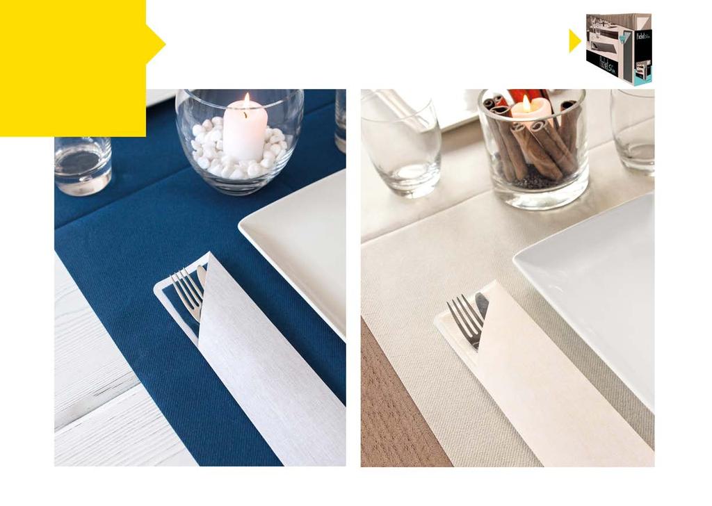 Buste portaposate con tovagliolo Airlaid 20x40 Cutlery sleeves with