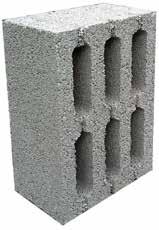 BLOCCHI PIENI E SEMIPIENI BLOCCO PIENO Pieno Costruzione di muratura (portante o recinzione) in blocchi pieni realizzati in.