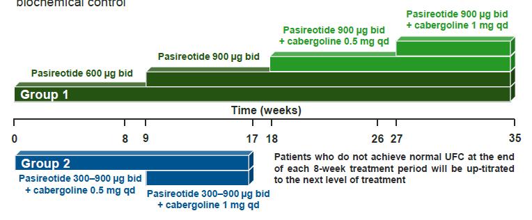 +/- Cabergoline in Patients With Cushing's Disease Gruppo 1: pazienti