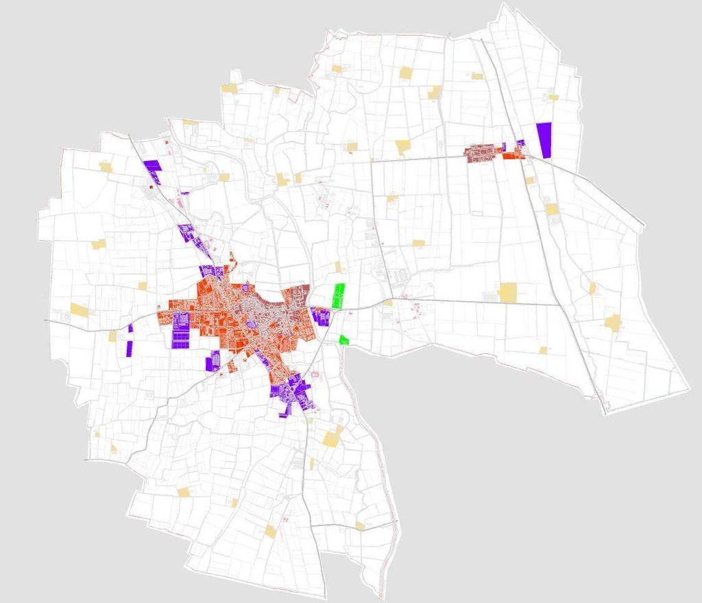 3 IL SISTEMA URBANO Il territorio comunale ha una estensione di circa 3.159 ha, dei quali 199,85 (pari al 6,33%) urbanizzati e 2.