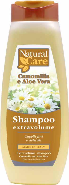 SHAMPOO BALSAMO La linea di Shampoo Natural Care comprende quattro formulazioni specifiche, adatte ad ogni tipologia di capelli.