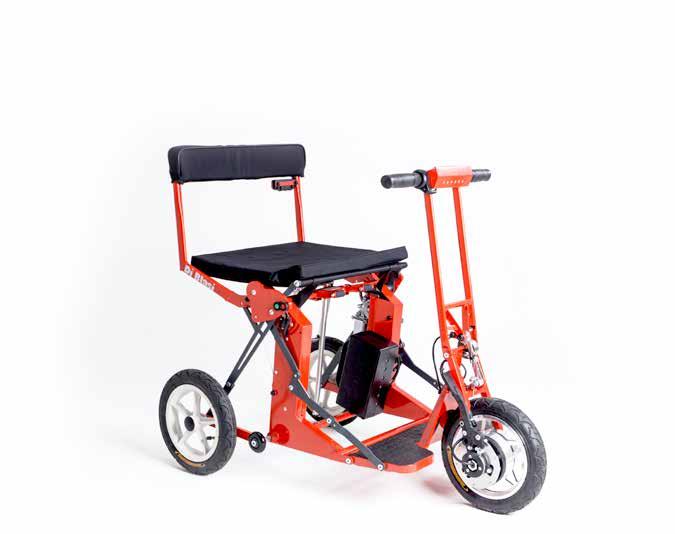 The R30 Di Blasi foldable scooter is aimed particularly at the elderly or those with