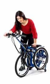 Il triciclo Di Blasi è offerto anche con motore elettrico ausiliario, il mod.