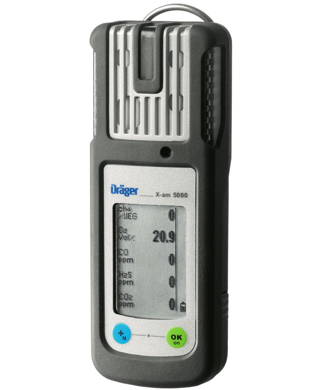 Dräger X-am 5000 Multi-Gas Detection Dräger X-am 5000 appartiene a una generazione di rilevatori di gas specificamente concepiti per le applicazioni di monitoraggio personali.