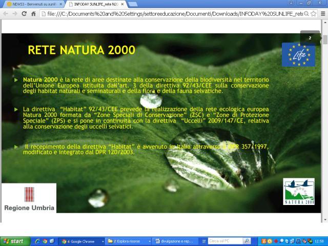 Umbra per Natura 2000 (