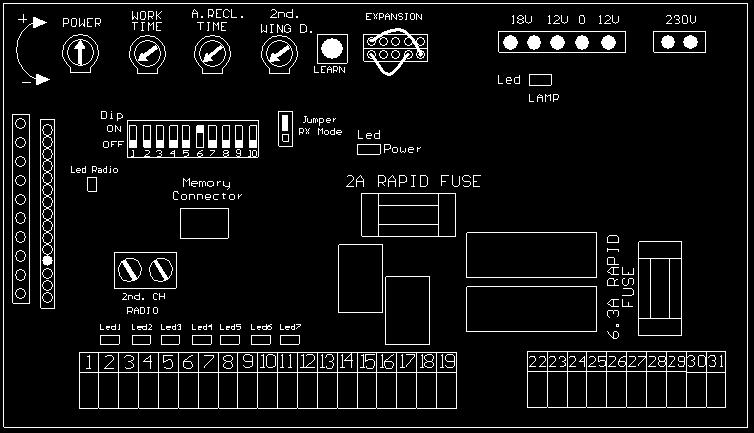 SERIE ARGO 1- ARGO 2 QUADRI DI COMANDO PROGRAMMABILI PER 1 O 2 MOTORI C GESTIE INDIPENDENTE DEI RALLENTAMENTI. ATTENZIE: N INSTALLARE IL QUADRO DI COMANDO SENZA PRIMA AVER LETTO LE ISTRUZII!!! 1. Introduzione.