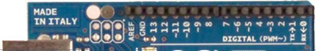 Pin Digitali Ognuno dei 14 pin Digital I/O dell Arduino può essere utilizzato sia come input che come output.