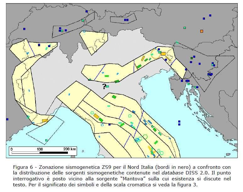 MAGNITUDO ATTESA In riferimento alla carta della Zonazione Sismogenetica ZS9 (2004), il comune di CREMELLA non appartiene ad alcuna zona sismogenica.