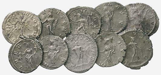 5408 Denario di Vespasiano (R), Traiano, Elagabalo, Caracalla, S. Severo e A.