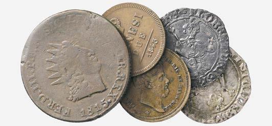 5853 NAPOLI - 6 cavalli 1788-1790-1791-1792 - Lotto di 4 monete med. BB 80 5854 NAPOLI - 9 cavalli 1789 e 1791 (2 di stile diverso) - Lotto di tre monete med.