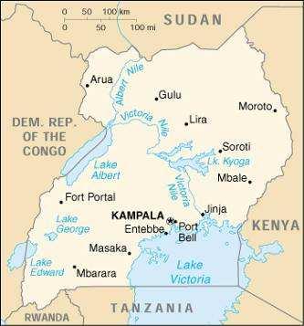 3.3 Contesto Dove si concentrano le attività: Uganda e Karamoja in breve Uganda - La Repubblica d'uganda è una nazione dell'africa centro-orientale, priva di sbocchi sul mare, localizzata a livello