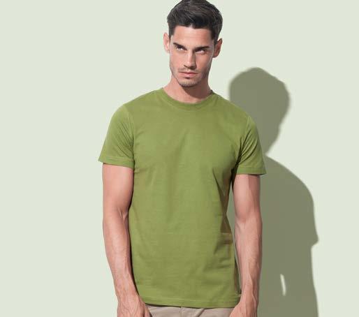 36 T-SHIRT/girocollo m/corta ST9370 p. 404 ST9200 James Organic Crew Neck T-shirt maniche corte, 100% cotone filato ad anelli pettinato organico certificato OCS.