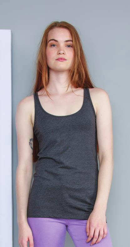 Women s Crop Vest 100% cotone organico, single jersey.