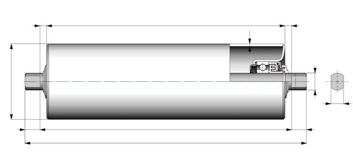 rulli folli per trsporttori grvità e nstro Ilers for grvity n elt riven conveyors rullo omeg omeg roller D S ch EEC A s s m m EEC B2 EEC C DISPONIBILI A MAGAINO IN STOCK RULLO - ROLLER = OMEGA 60/20