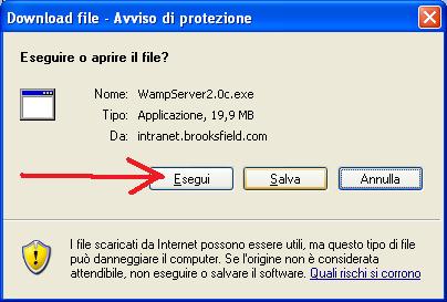 3. INSTALLAZIONE DEL WAMP. 3.1.