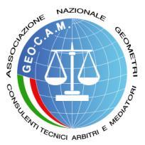 ASSOCIAZIONE NAZIONALE GEOMETRI CONSULENTI TECNICI, ARBITRI E MEDIATORI GEO-C.A.M. organismodimediazionegeocam@geo-cam.it - organismodimediazionegeocam@pec.it segreteria O.d.M. 393/8591921 SEZIONE DISTACCATA DI Il sottoscritto: (se persona fisica) Cognome e nome Data e luogo di nascita Codice fiscale Procedura Prot.