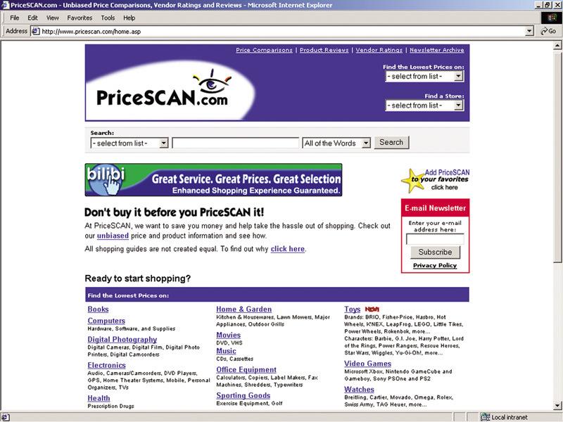 Dynamic Pricing Dynamic Pricing: fissare prezzi differenti per clienti diversi e in situazioni diverse. INTERNET ha creato l era del fluid pricing. PriceSCAN.