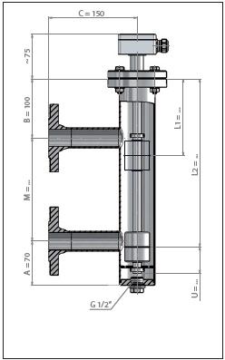 INTERRUTTORI DI LIVELLO A GALLEGGIANTE Tipo: ALE/V/FE-25/16/B1-V/ -M /12/V/60/2- SVK44/15/A-HH ALE/ST/ERVE-1/4-V/ -M55/12/AL/64/3.