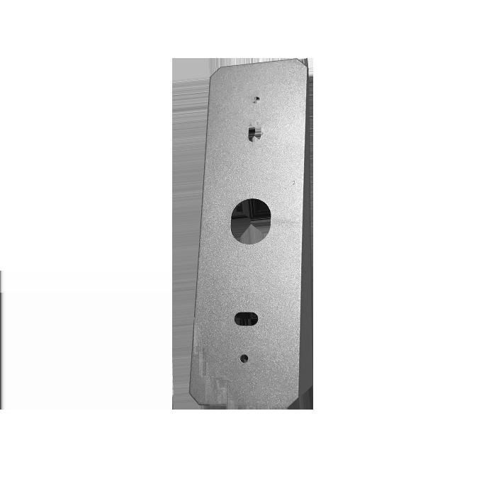 Frontale di ricambio per campanello smart Visto, materiale plastico, colore silver mist RAL9006.