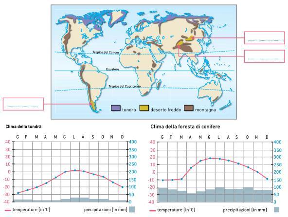 Gli ambienti freddi I deserti freddi sono territori molto aridi situati a grande distanza dai mari, come il Gobi e il Taklimakan in Asia