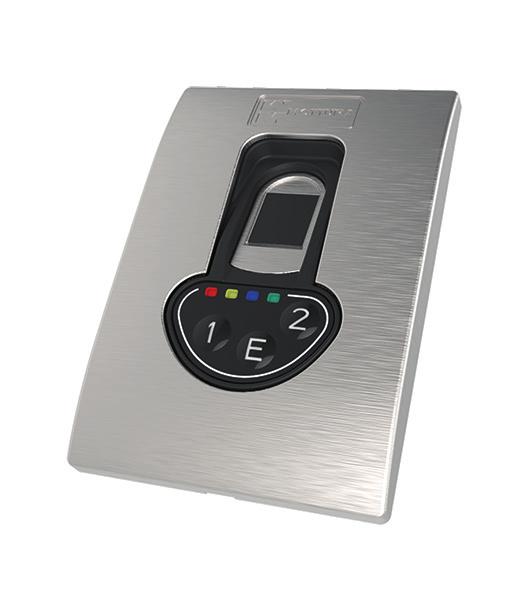 Lettore d impronta biometrico con lettore transponder 99.729XX Memorizza fino a 32 IMPRONTE. art 99.729 DESIGN OVOIDALE art 99.730 DESIGN RETTANGOLARE art 99.