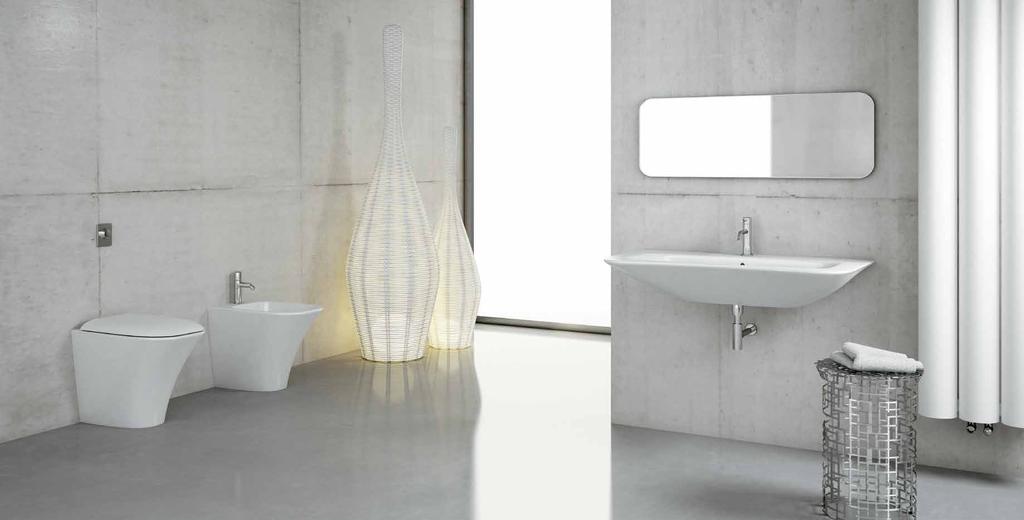 amica amica Vaso terra 56x36,5 h43/ Back to wall wc 56x36 h43- Art.