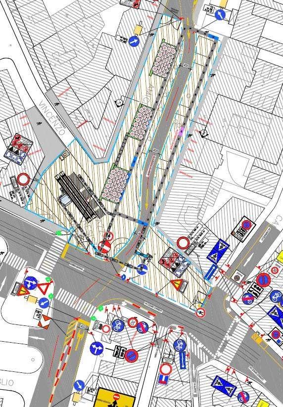 Stazione De Amicis 8 Da fine giugno per circa 6 mesi inizio attività di realizzazione diaframmi La costruzione dei diaframmi potrà produrre rumore, generato dall escavatore, dagli impianti (pompe e