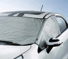 vettura consente di proteggere la plancia dalla luce solare e di tenere pulito il vetro.