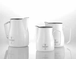 Lattiera Bianca White milk jug Lattiera Acciaio Stainless Steel milk jug Lattiera Nera Black milk jug Dati tecnici Lavabicchieri Glass-Washers Specifications SR 100 SR 200 SR 300 SR