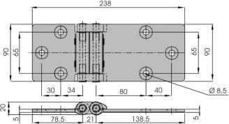 inox piccola d/snodo NMR066 Base cern.