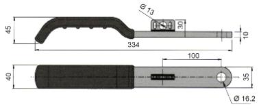 KIT FERMO LEVA KIT CHIUSURA Ø 22-27 NF042 Leva