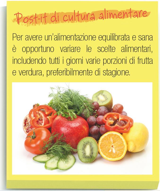 Varia spesso le tue scelte a tavola Dal momento che non esiste un alimento completo, ovvero che contenga tutti i principi nutritivi nelle giuste quantità, il modo più sicuro per