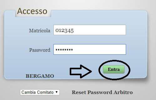 3) Le credenziali per accedere al sito sono: Matricola: il proprio codice meccanografico comprensivo di contro codice, ovvero lo stesso codice utilizzato per entrare in Sinfonia4You.