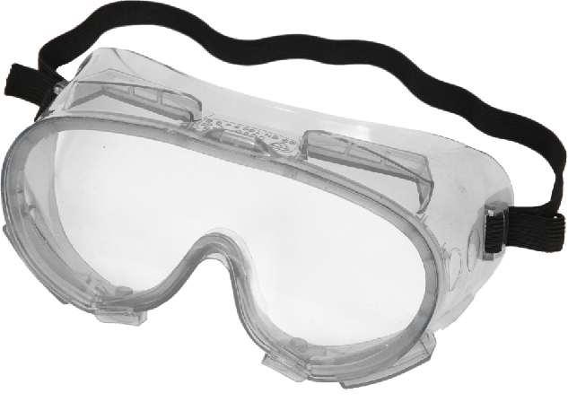 Protezione degli occhi e del capo EP03 Occhiali di protezione con la ventilazione indiretta RHINOtec Classic con la guarnizione reflex edge