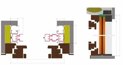 Il kit incasso da 50 mm viene di solito abbinato alle zanzariere con guide tipo legno, mentre il kit incasso da 78 mm viene di solito abbinato alle zanzariere con